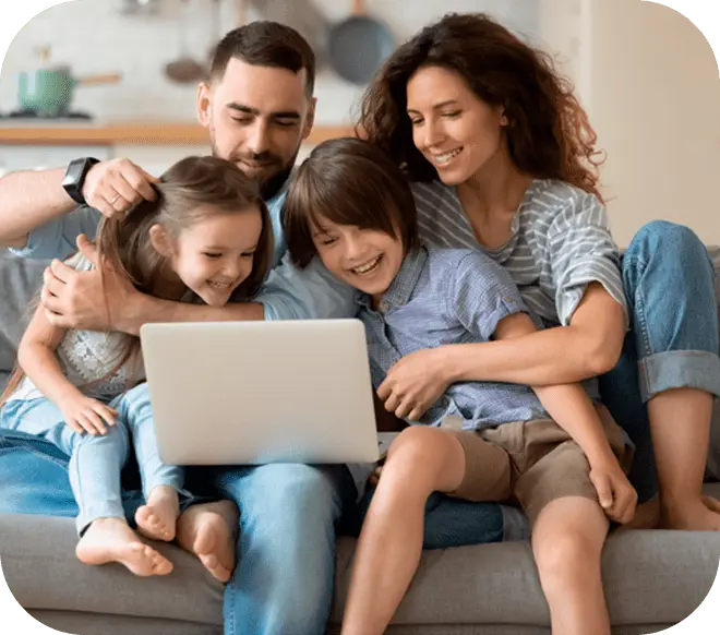 Família feliz Netvale